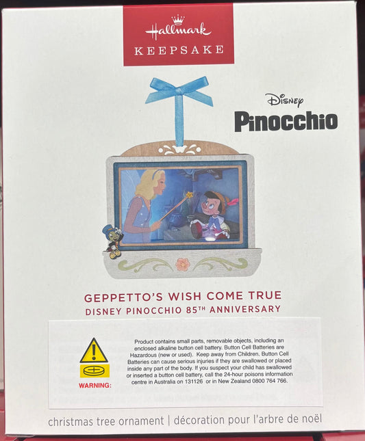Disney Hallmark 2025 Pinocchio Christmas ornament