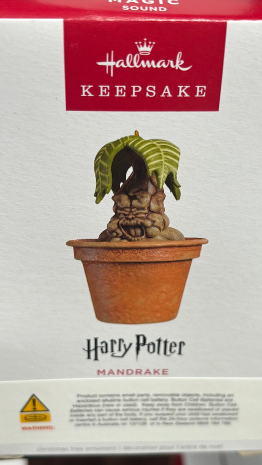 Hallmark Harry Potter Mandrake Plant 2025