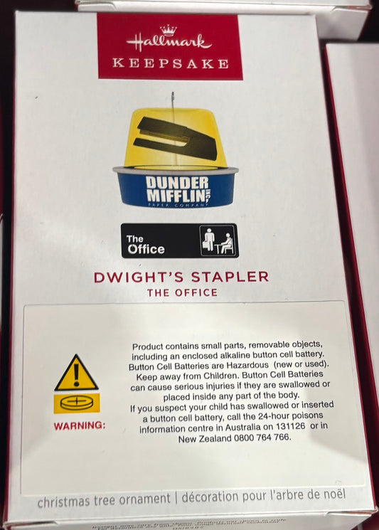 Hallmark 2025 Dwight's Stapler The Office Dunder Mifflin