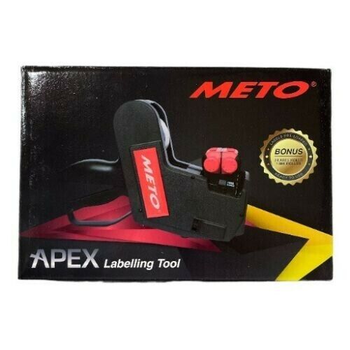 Meto Price Gun Labeling 1522 Two lines RRP & Sale Price Starter Kit Inc Labels