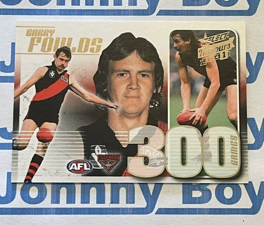 2014 AFL Select Honours 1 300 Game Case Card Garry Fowlds (CC54)  #241 Essendon