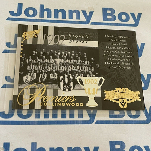 2013 Select AFL Prime VFL Premiership Commemorative Card PC97 Collingwood 1902