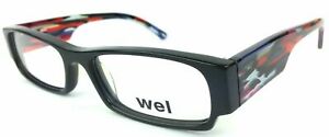 WEL Eyeglasses Frames Modern Glasses Frame Adult FARO BLACK GRANITE