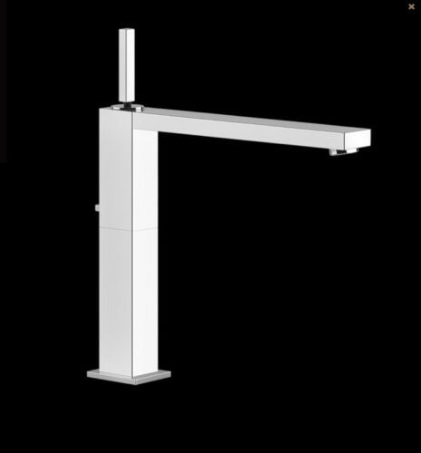 Gessi Rettangolo J 11927 Countertop High Joystick Basin Tap Mixer Sink Chrome