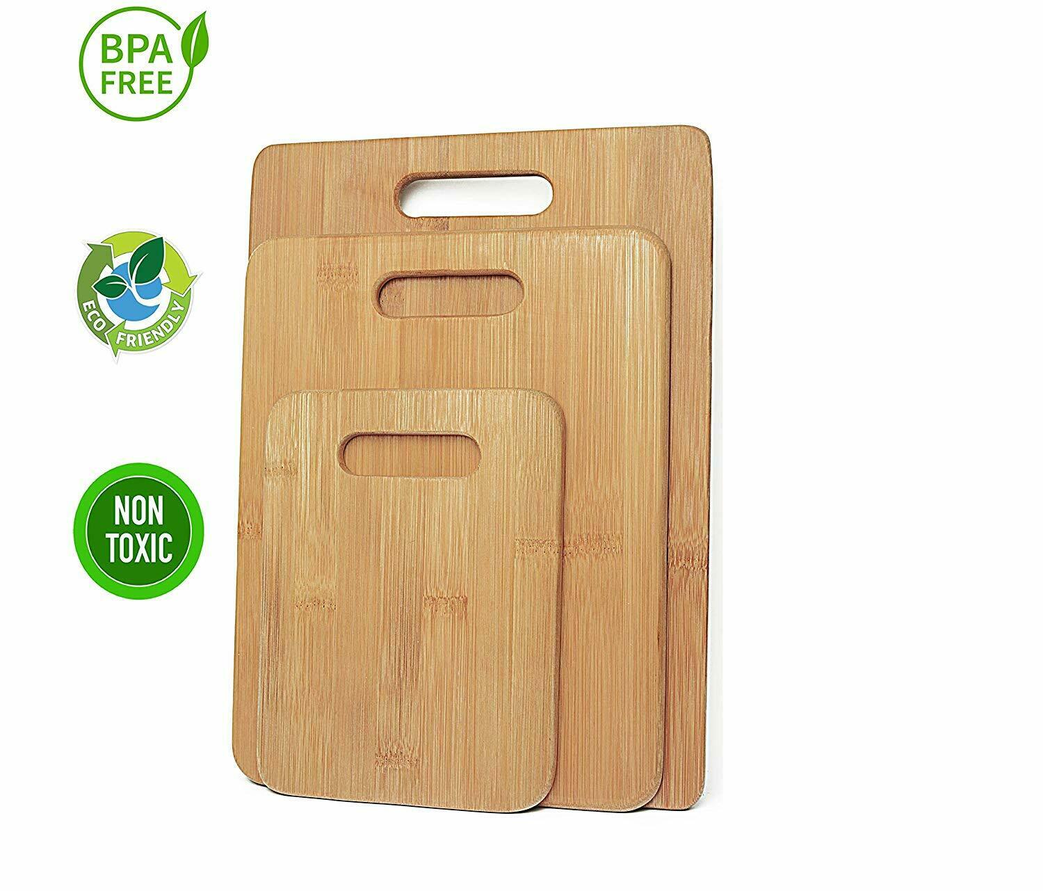 Bamboo Chopping Boards 3 Piece Set - Johnny Boy