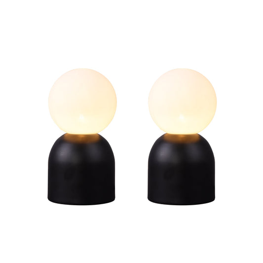 Lexi Lighting Set of 2 Elle Touch Table Lamp - Black