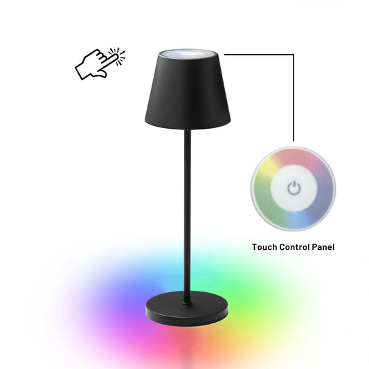 Lexi Lighting Enoki Portable RGB Table Lamp - Black