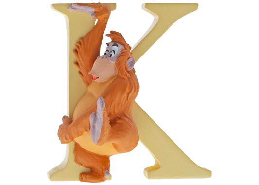 Disney Enchanting Alphabet Letters: K “King Louie”