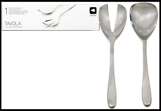 Commercial Grade 18/10 Stainless Steel Salad Servers - Johnny Boy