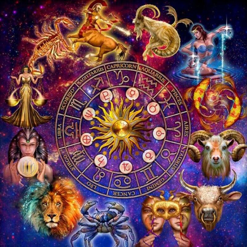 Horoscope Capricorn Diamond Painting Art Kit Set 40 x 50 Full Drill Round 5D - JohnnyBoyAus