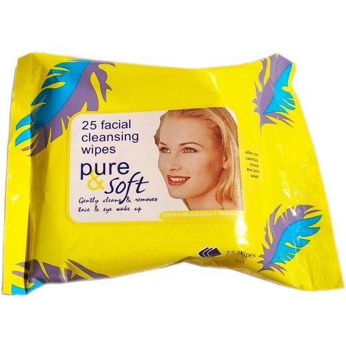 25 Facial Cleansing Wipes Pure Soft - Johnny Boy