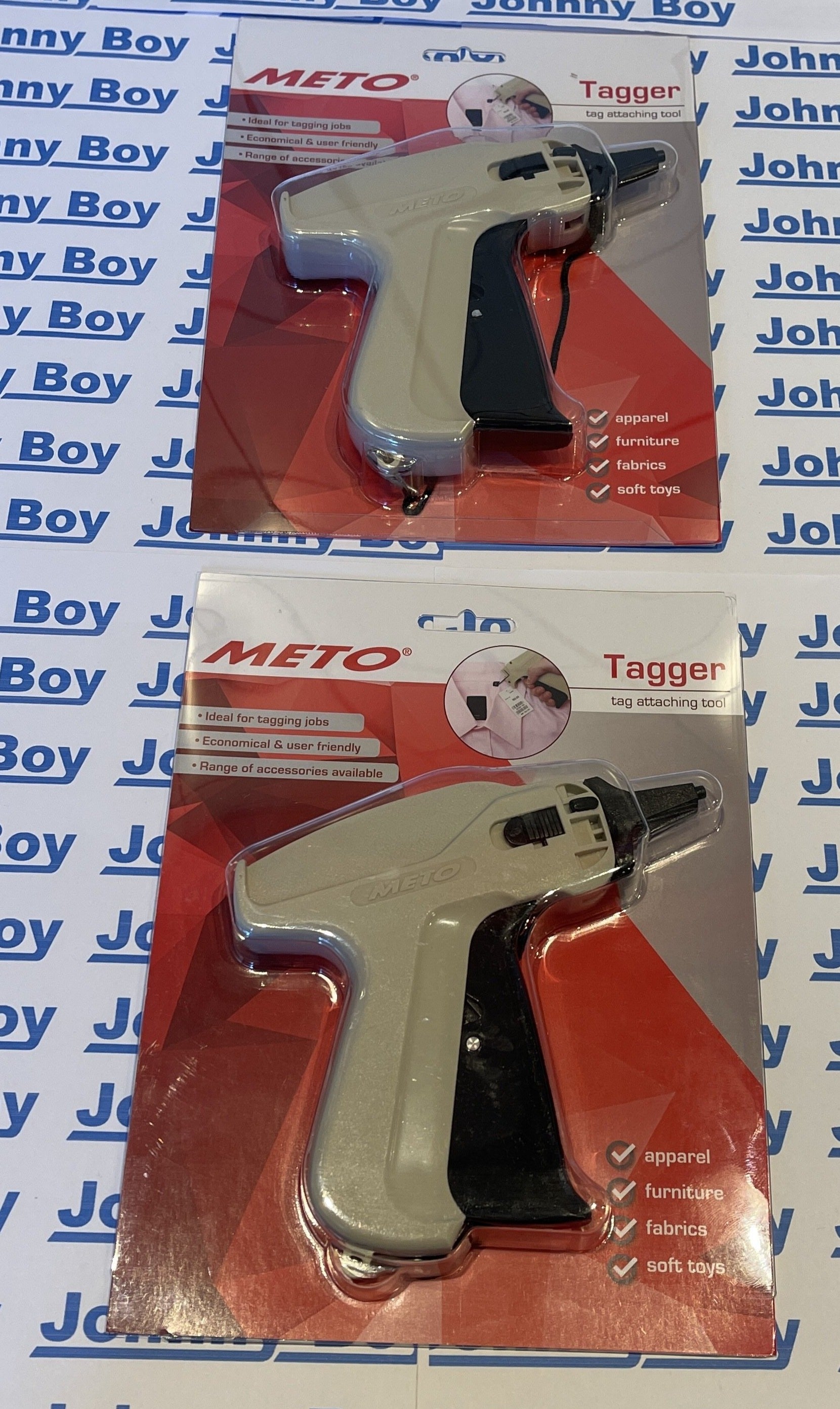 2 x METO Tagger Pin Guns Tag Tagging Label Tool Swing Ticket Clothes G ...