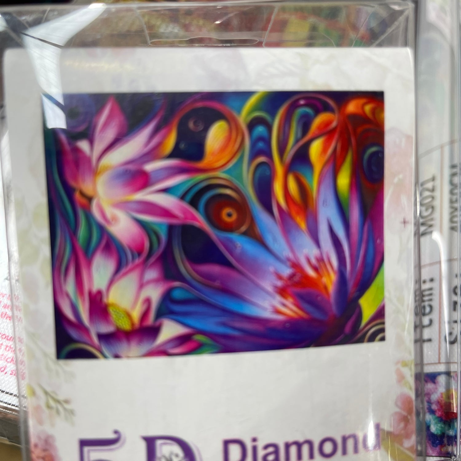 Wild Flowers Diamond Painting Art Kit Set 40 x 50 Full Drill Round 5D - Johnny Boy