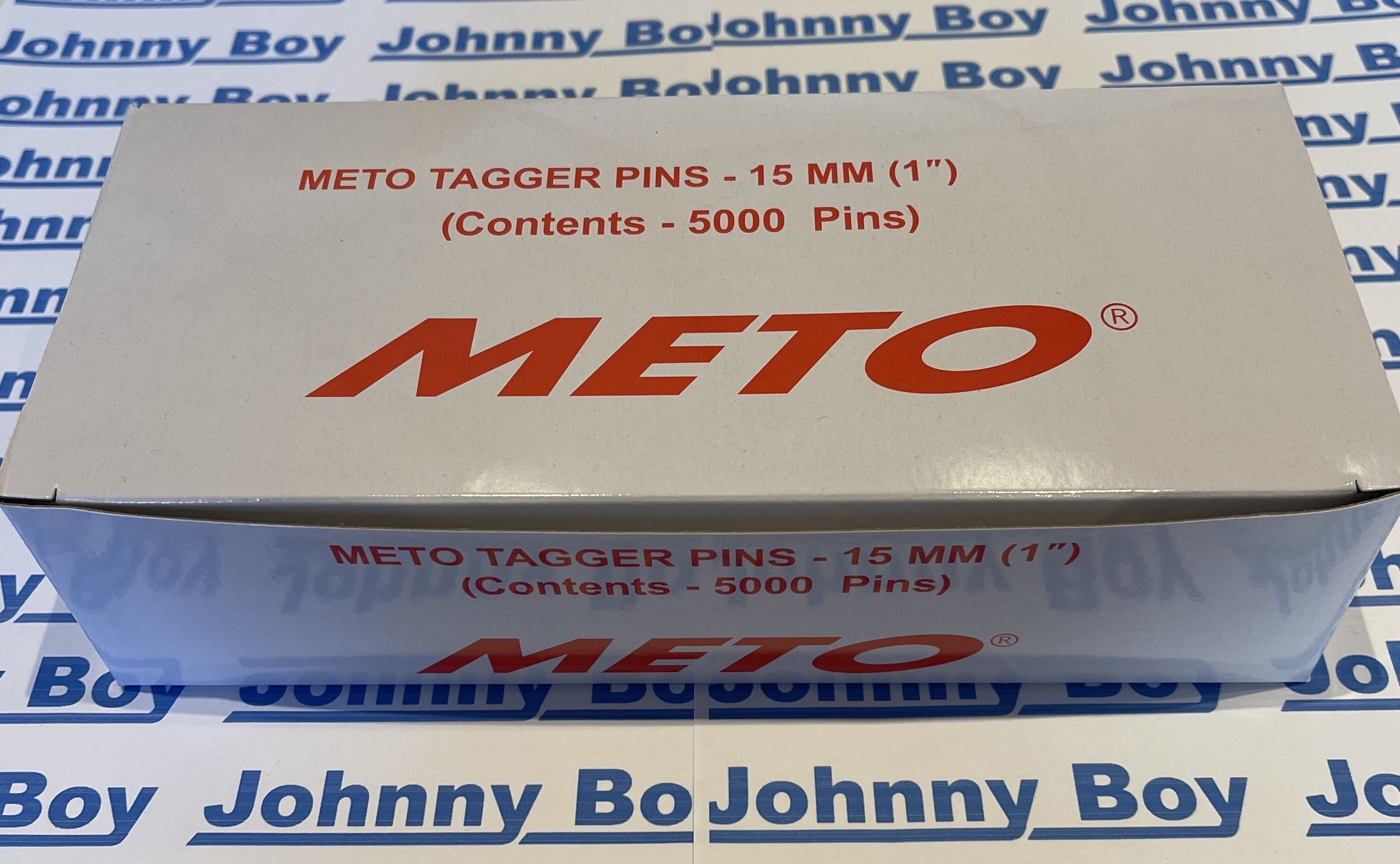 METO Tagger Pins Clothing Tag Tagging Gun 15mm WHITE 5000 pack JohnnyBoy