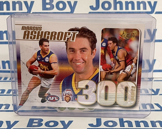 2014 AFL Select Champions 300 Game Case Card Marcus Ashcroft (CC52) 261 Brisbane