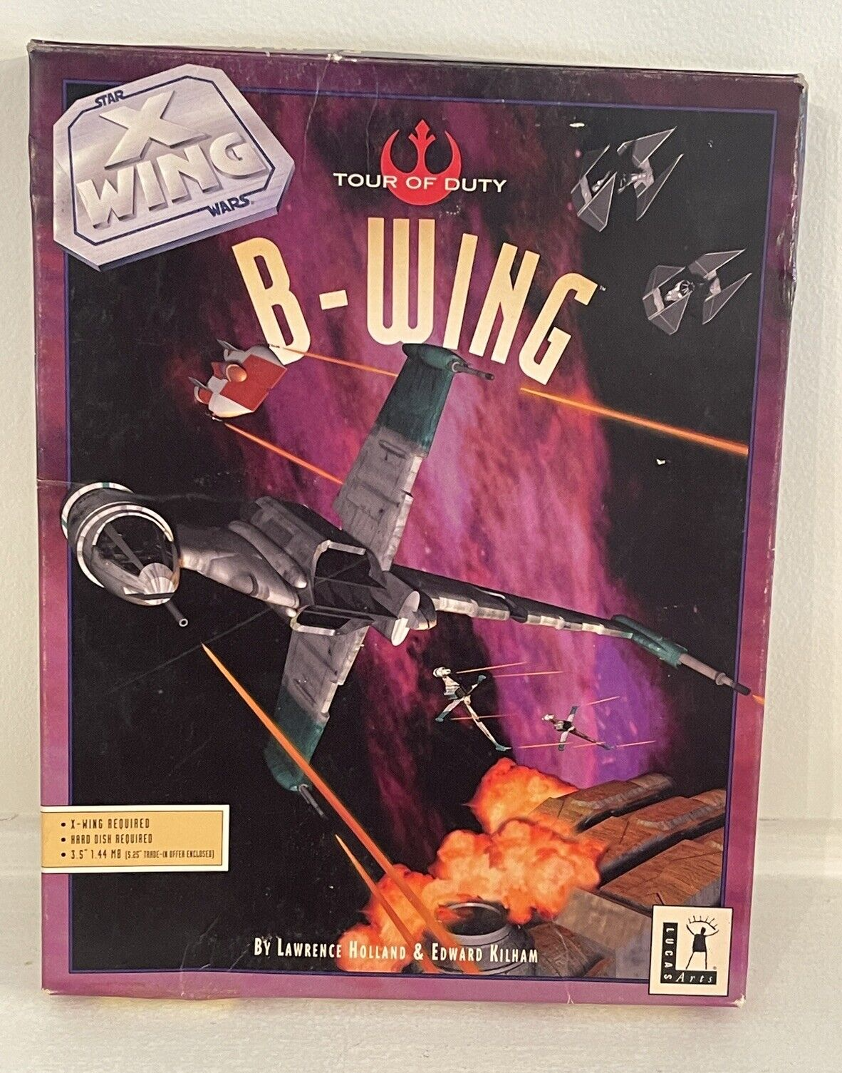 Star Wars B-Wing X-Wing Big Box PC Floppy Disc Game Complete – JohnnyBoy