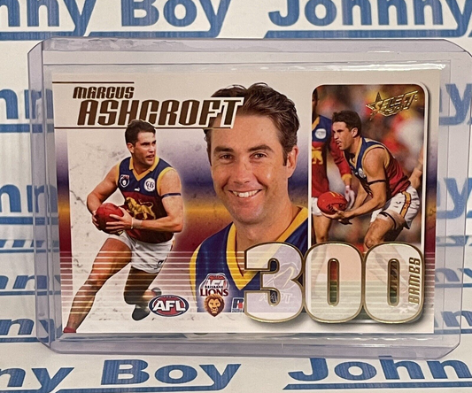 2014 AFL Select Champions 300 Game Case Card Marcus Ashcroft (CC52) 061 Brisbane