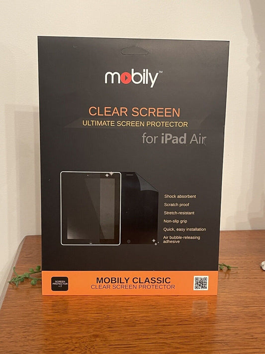 2 x Mobily Clear Screen Protector for iPad Air