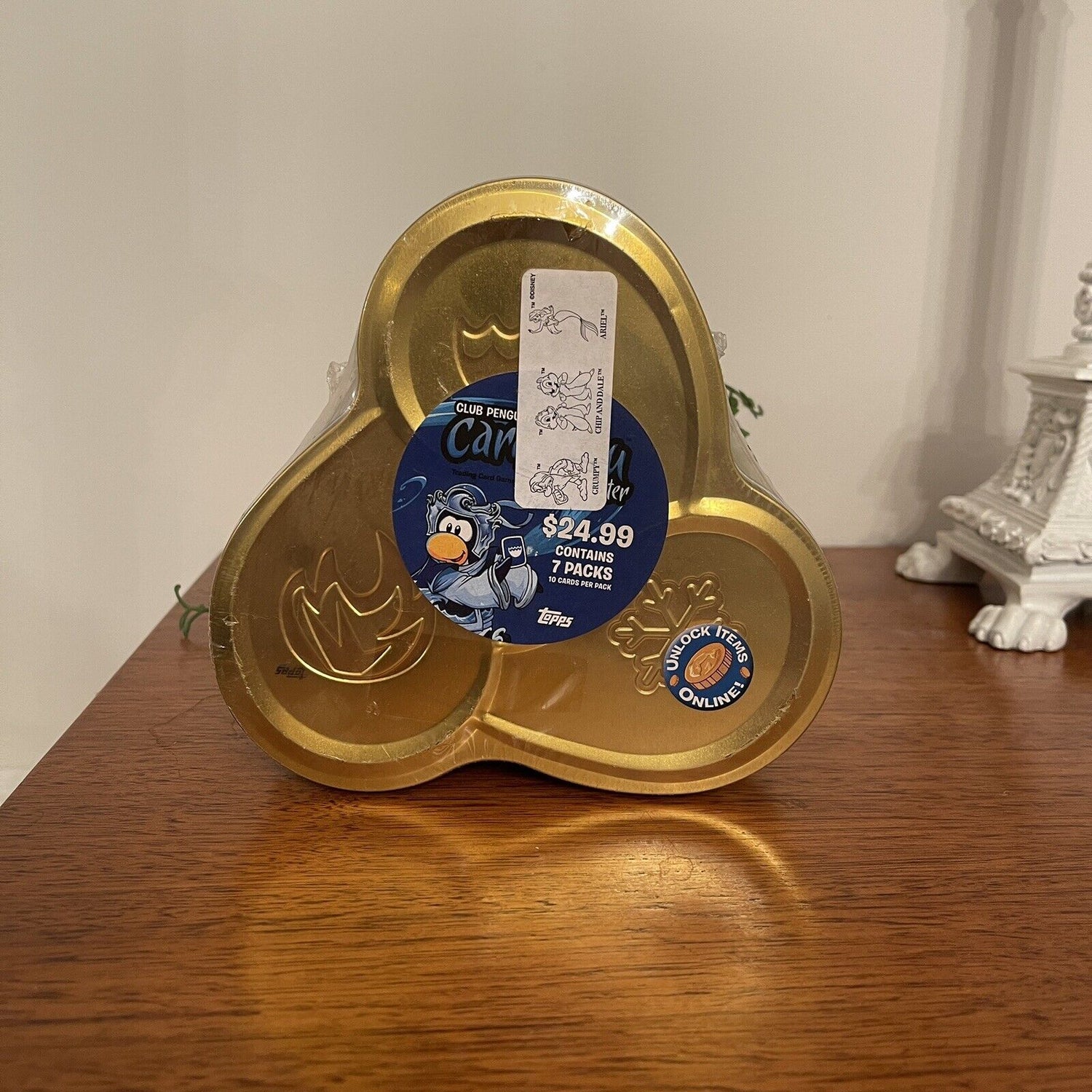 Club Penguin Card-Jitsu Water Series 4 Tin Set GOLD SEALED ( 7 Packets JohnnyBoy Club Penguin Card-Jitsu Water Series 4 Tin Set GOLD SEALED ( 7 Packets JohnnyBoy