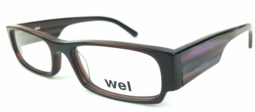 WEL Eyeglasses Frames Modern Glasses Frame Adult FARO BROWN PURPLE NEW